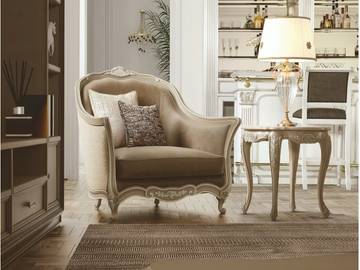 TIMELESS 3060/1 - Fabric armchair with armrests by SCAPPINI & C - view 2